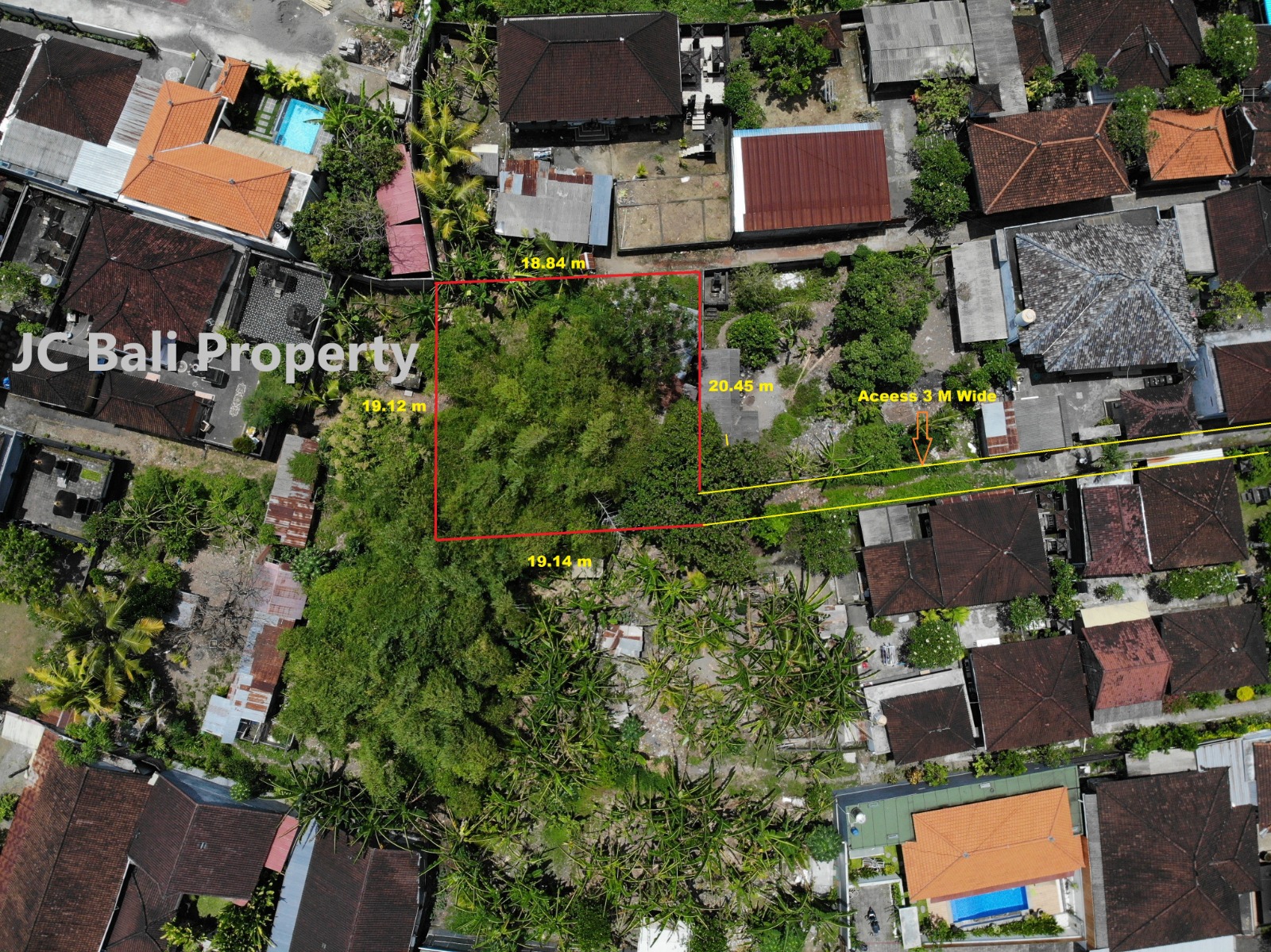 LEASEHOLD LAND IN BABAKAN, CANGGU, 4 ARE/400M2