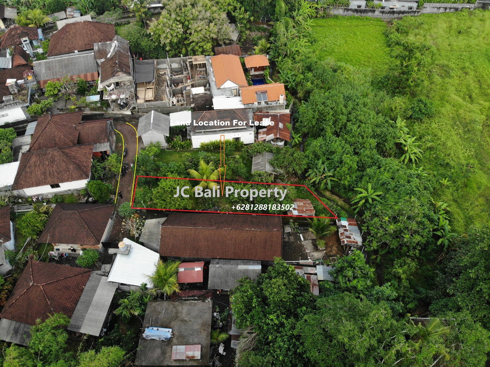 LEASEHOLD LAND IN BABAKAN, CANGGU, SIZE 3 ARE/300M2
